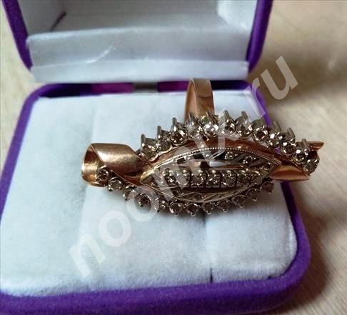 Кольцо золотое c бриллиантами, Томская область