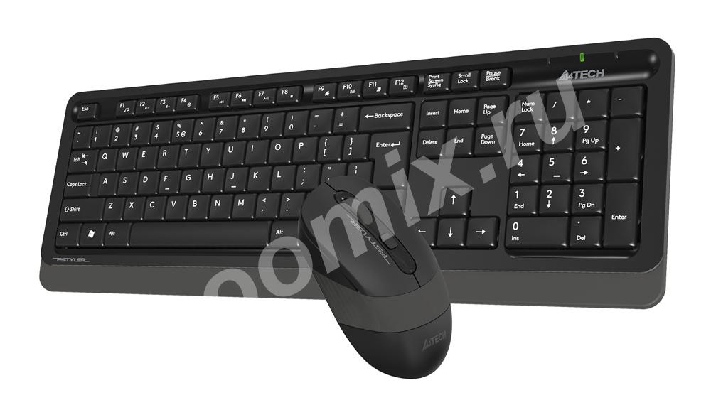 Клавиатура мышь A4Tech Fstyler FG1010 клав черный серый ..., Московская область