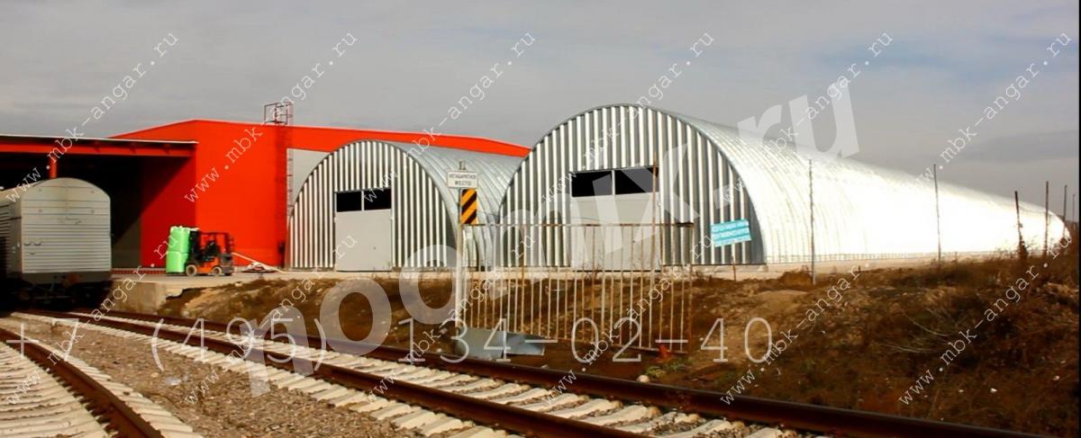 Продам бескаркасный арочный быстровозводимый разборный ангар, Калужская область