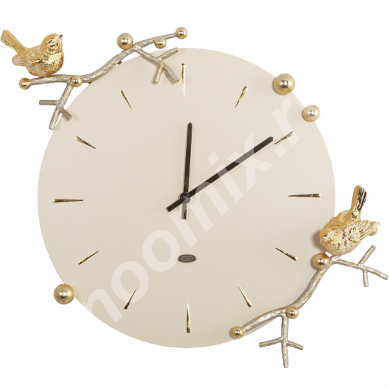 Настенные часы T 01 Размеры 53 40 9см Цвет бежевый, золотой ..., Тверская область
