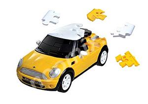 3D пазл Mini Cooper матовый желтый Артикул 57074 Страна ...