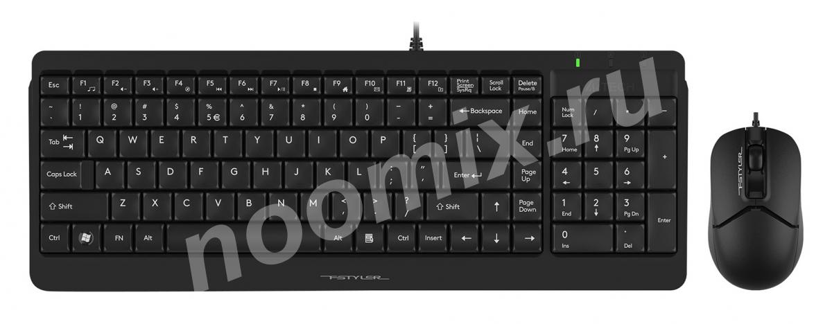 Клавиатура мышь A4Tech Fstyler F1512 клав черный мышь ...,  МОСКВА