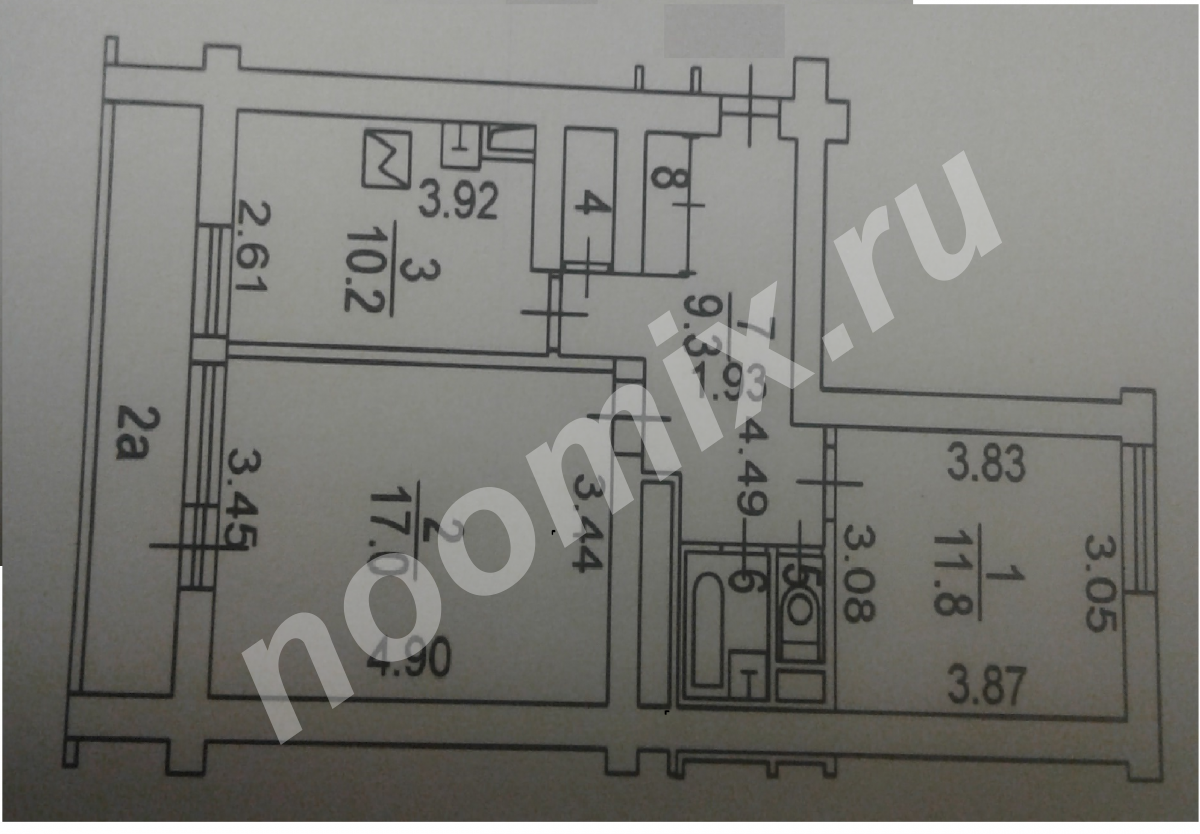 Продаю 2-комн квартиру, 60,0 кв.м, Этаж 15/16,  МОСКВА