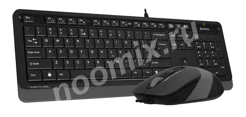 Клавиатура мышь A4Tech Fstyler F1010 клав черный серый мышь ...,  МОСКВА