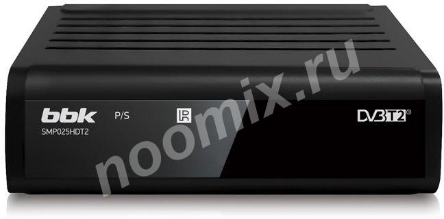 Ресивер DVB-T2 BBK SMP025HDT2 черный SMP025HDT2 B,  МОСКВА