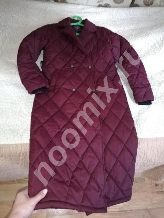 Бордовое пальто, размер 44, новое,  МОСКВА
