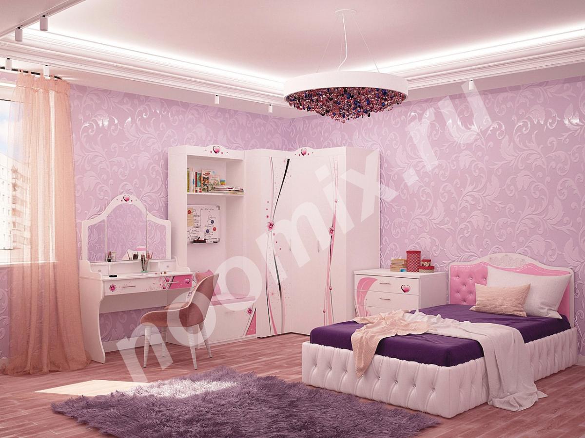 Модульная детская мебель Тедди с декором Розалия , Сакура с ...,  МОСКВА