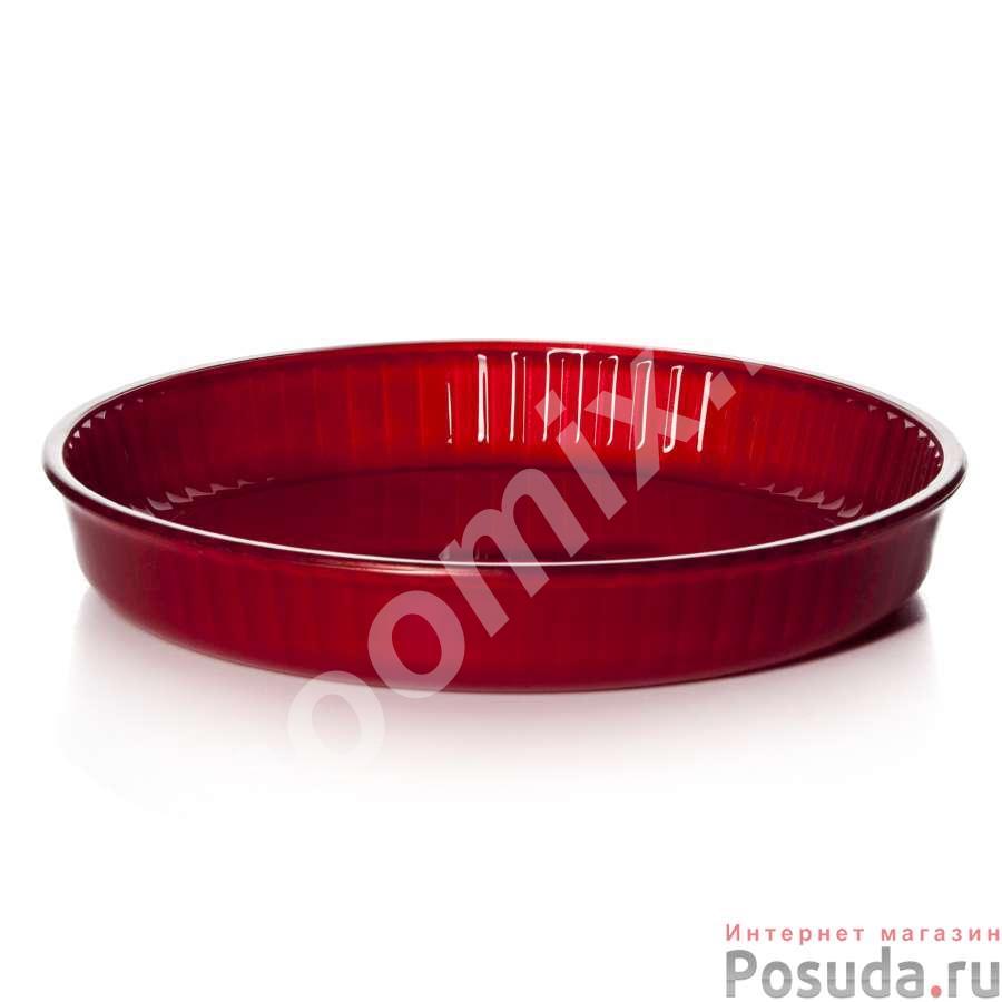Посуда для свч круглая d 320 мм цв. красный арт. 59014R, Московская область