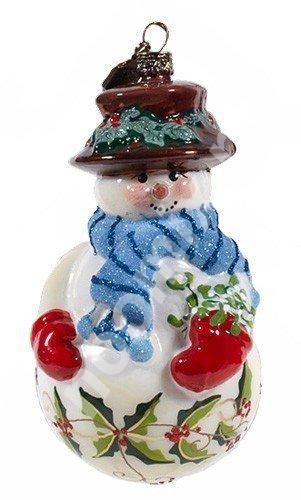 Елочная игрушка Мальчик-снеговик, Томская область