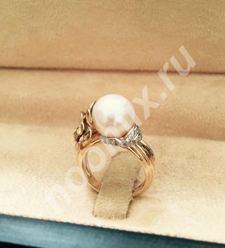Золотое кольцо с жемчугом и бриллиантами, Республика Дагестан