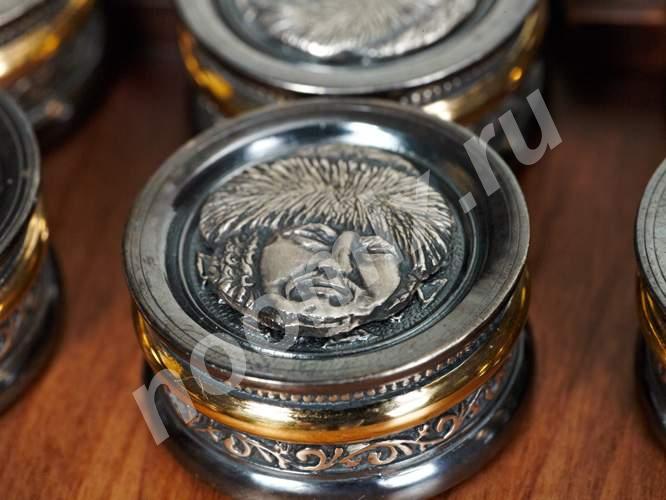Великолепный подарочный набор нард выполненный из серебра с ..., Московская область
