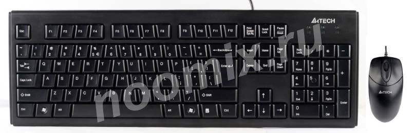 Клавиатура мышь A4Tech KRS-8372 клав черный мышь черный USB ..., Московская область