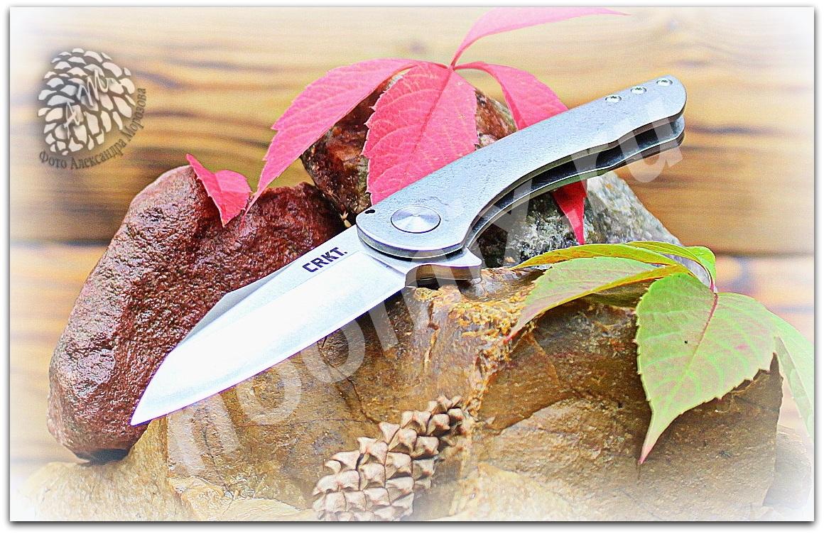 Складной нож CRKT Jettison 6130 stonewash , D2