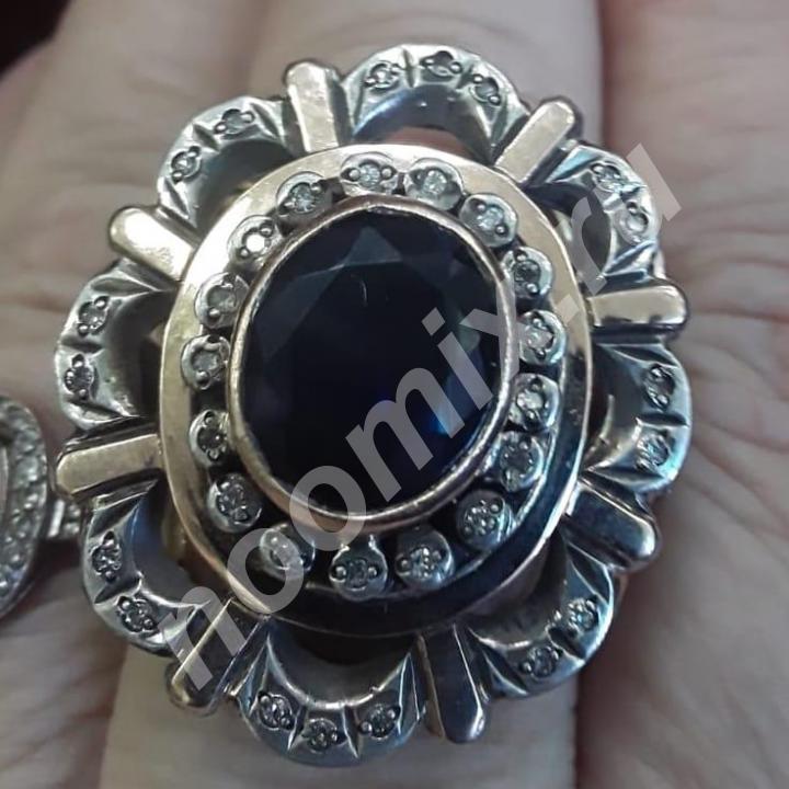 Золотое массивное кольцо с бриллиантами шикарное,  МОСКВА