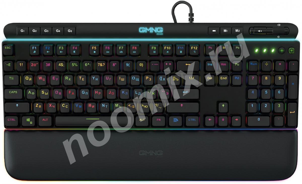 Клавиатура GMNG 999GK механическая черный серебристый USB ...