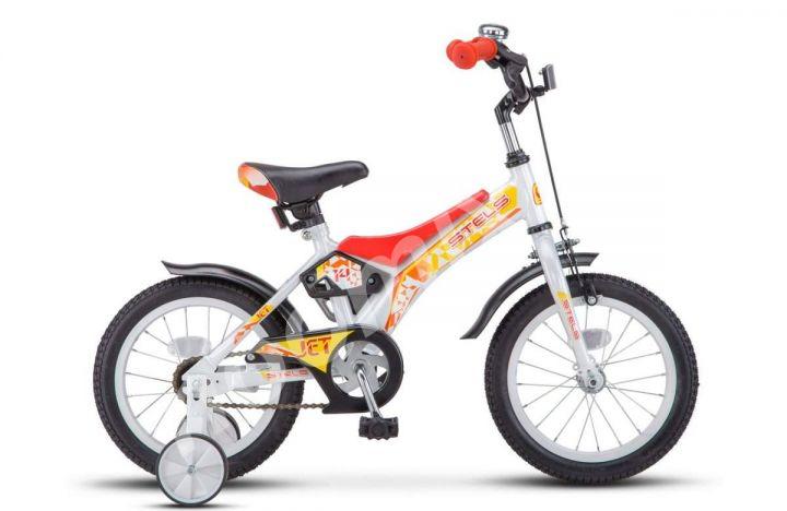 Велосипед stels Jet 14 z010 2020 черно-оранжевый,  МОСКВА