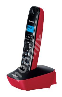 Р Телефон Dect Panasonic KX-TG1611RUR красный черный АОН . ...,  МОСКВА