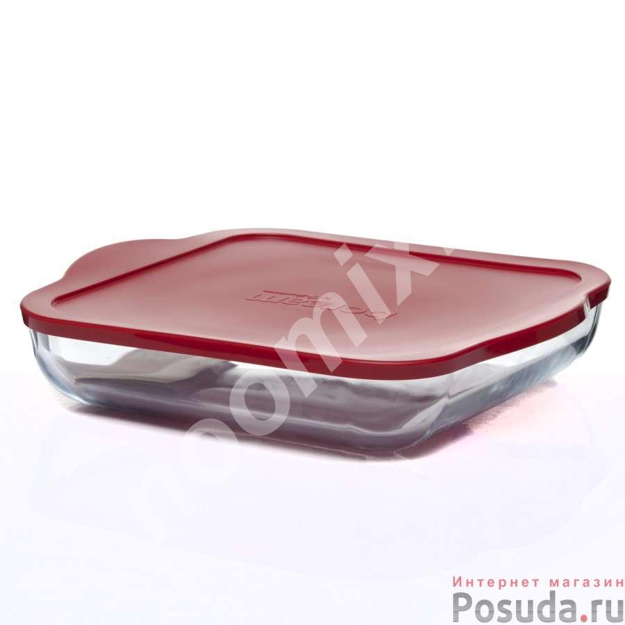 Посуда для СВЧ квадратная с пластиковой крышкой и ...,  МОСКВА