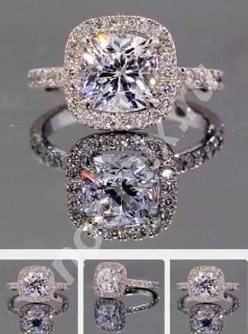 Изумительное кольцо с бриллиантом 1.86,  МОСКВА