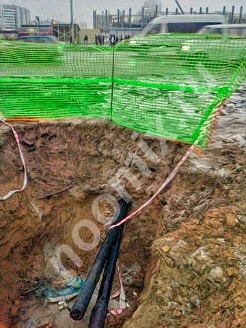 Прокол под дорогой для ремонта трулопровода, Московская область