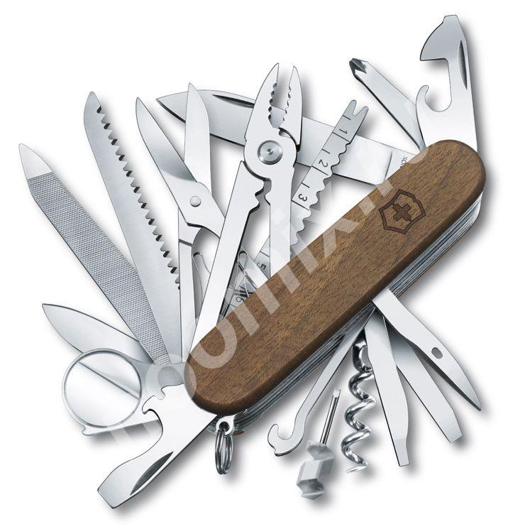 Нож перочинный Victorinox SwissChamp Wood 1.6791.63 91мм ...,  МОСКВА