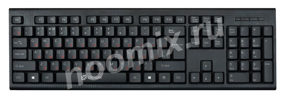 OKLICK Клавиатура Оклик 120M черный USB 1083044 1083044, Московская область