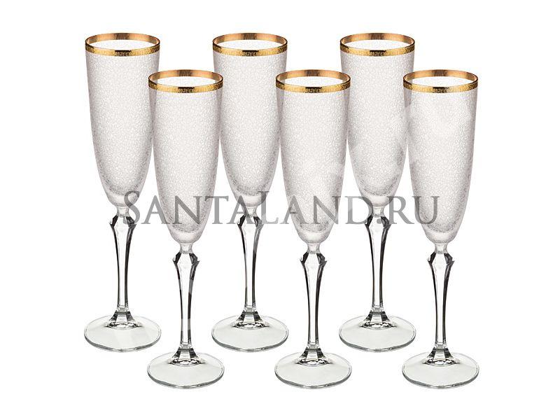 Набор бокалов для шампанского из 6 шт. Frozen 200 мл. ...,  САНКТ-ПЕТЕРБУРГ